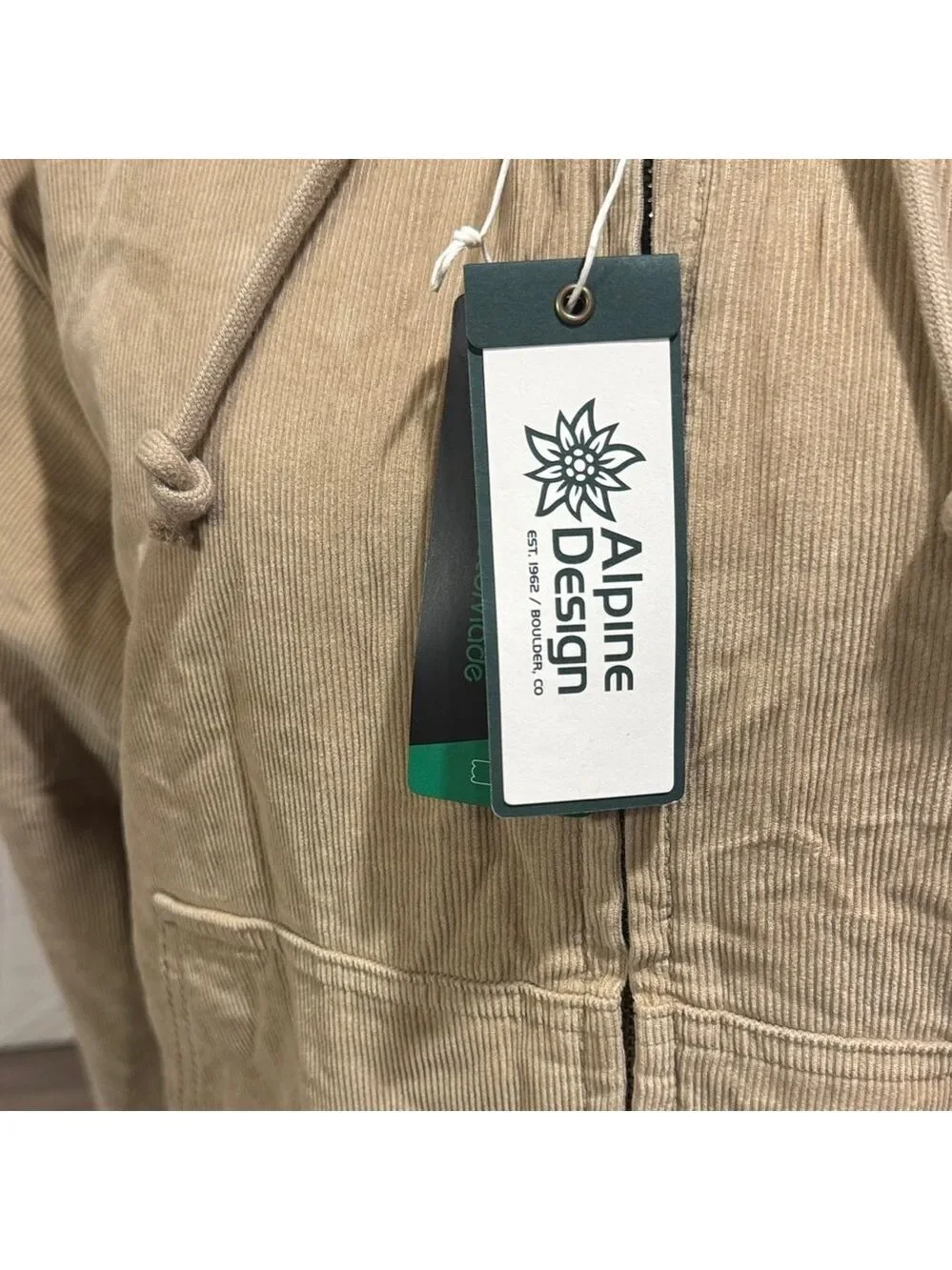 Alpine Design Tan Jacket XS New With Tags - Picture 8 of 13